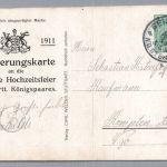 Ganzsache Zur Erinnerung Hochzeit Württemberg 1886 - 1911