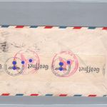 USA Lufpostbrief Detroit nach Lauingen 1941 + Zensur