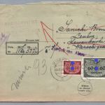 Generalgouvernement MiFr Lemberg 1943 - zurück an Absender