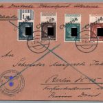 Dt. Reich Diensstpost Ukraine Einschreiben Cherson Nikolajew n. Berlin 1942