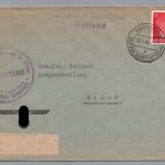 Deutsches Reich Diensstpost Osten Lager Baranowitsche 1944 nach Minsk