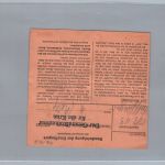 Dt. Reich Diensstpost Ukraine Paketkarte Kiew nach Melitpol 1943
