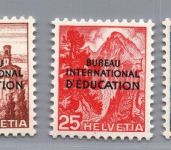 Schweiz Ausg. f. Int. Organisationen Michel-Nr. 23 - 28 BIE postfrisch