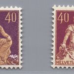 Schweiz Michel-Nr. 106 I + II postfrisch