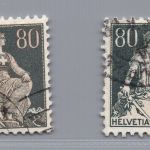 Schweiz Michel-Nr. 141 x + y gestempelt