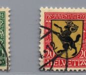 Schweiz Michel-Nr. 209 - 212 gestempelt