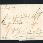 Vorphila Brief Baden 1793