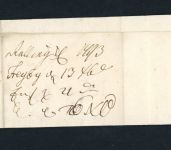 Vorphila Brief Baden 1793