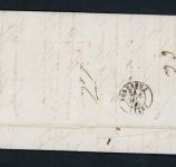 Vorphilatelie Brief Hamburg nach Bordeaux 1848
