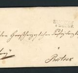 Vorphilatelie Brief Buckow 1824