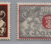 Danzig Michel Nummer 121 + 122 postfrisch