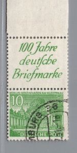 Berlin Zusammendruck Michel Nummer SKZ 2B gestempelt