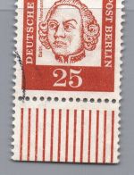 Berlin Michel-Nr. 205 Bogenrand gestempelt