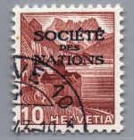 Schweiz Ausg. f. Int. Organisationen Michel-Nr. SDN 49 yI gestempelt