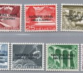 Schweiz Ausg. f. Int. Organisationen Michel-Nr. ONU 1 - 11 postfrisch