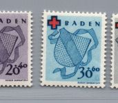 Franz. Zone Baden Michel Nr. 42 A - 45 A postfrisch