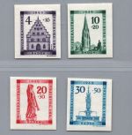 Franz. Zone Baden Michel Nr. 38 B - 41 B postfrisch