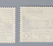 Franz. Zone Baden Michel Nr. 46 I + II postfrisch