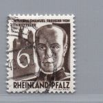 Franz. Zone Rheinland Pfalz Michel Nr. 35 gestempelt + geprüft