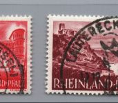 Franz. Zone Rheinland Pfalz Michel Nr. 39 - 41 gestempelt