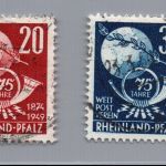 Franz. Zone Rheinland Pfalz Michel Nr. 51 + 52 gestempelt