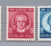 Franz. Zone Rheinland Pfalz Michel Nr. 46 - 48 postfrisch