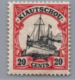 Deutsche Kolonien Kiautschou Michel-Nr. 22 ungebraucht m. Falz