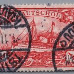 Deutsche Kolonien Kiautschou Michel-Nr. 34 gestempelt