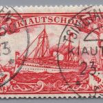 Deutsche Kolonien Kiautschou Michel-Nr. 34 gestempelt