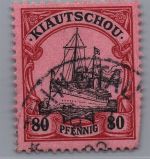 Deutsche Kolonien Kiautschou Michel-Nr. 13 gestempelt