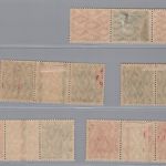 Dt. Reich Lot Germania Zusammendrucke ungebraucht Falz