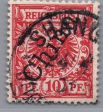 Deutsche Kolonien Kiautschou Michel-Nr. V 3 II gestempelt geprüft