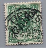 Deutsche Kolonien Kiautschou Michel-Nr. V 2 II gestempelt