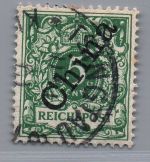 Deutsche Kolonien Kiautschou Michel-Nr. V 2 II gestempelt