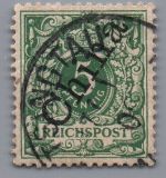 Deutsche Kolonien Kiautschou Michel-Nr. V 2 II a gestempelt geprüft