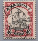 Deutsche Kolonien Samoa Michel-Nr. 13 gestempelt