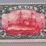 Deutsche Kolonien Samoa Michel-Nr. 19 ungebraucht mit Falz