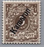 Deutsche Kolonien Kamerun Michel-Nr. 1 a ungebraucht mit Falz