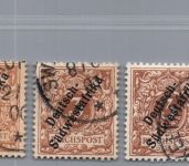 Deutsche Kolonien Deutsch Südwestafrika Michel-Nr. 5 Lot gestempelt