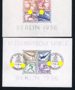 Deutsches Reich Block Nummer 5 + 6 gestempelt
