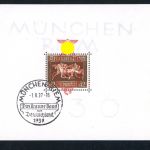 Deutsches Reich Block Nummer 10 gestempelt Sonderstempel München