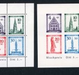 Alliierte Besetzung Franz. Zone Baden Block 1 A + B postfrisch
