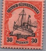 Deutsche Kolonien Deutsch Südwestafrika Michel-Nr. 16 ungebraucht mit Falz