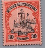 Deutsche Kolonien Deutsch Südwestafrika Michel-Nr. 16 ungebraucht mit Falz