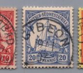 Deutsche Kolonien Deutsch Südwestafrika Michel-Nr. Lot aus 11 - 19 gestempelt