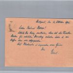 Alliierte Besetzung Schwärzung - Gebühr bezahlt - Stuttgart 1945