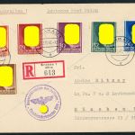 Generalgouvernement MiFr Einschreiben Krakau nach München 1941