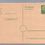 Bund Ganzsache Heuss Frage und Antwortkarte P 28 - ungebraucht