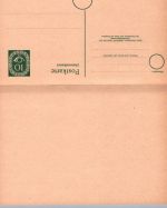 Bund Ganzsache Posthorn Frage und Antwortkarte P 12 - ungebraucht