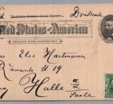 USA Drucksache - Weltausstellung - Philadelphia nach Halle